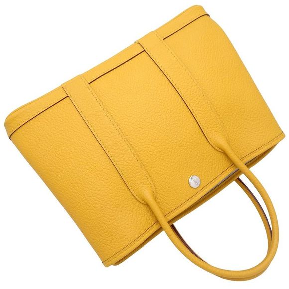 Hermes Garden Party TPM Handbag Yellow - Picture 3 of 6
